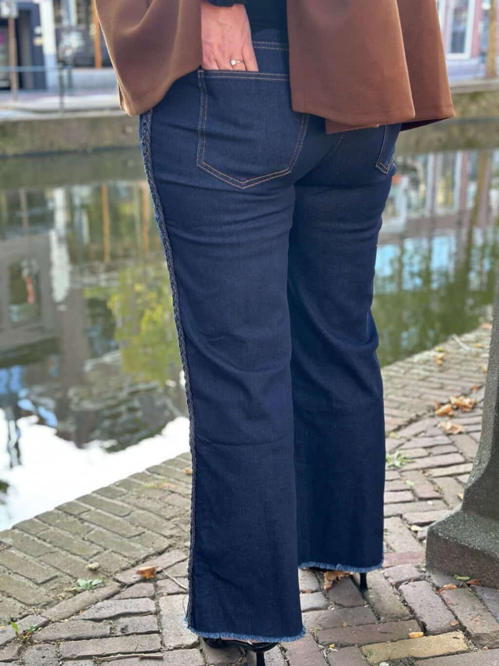 Sale - Jeans 6562 Vlecht Blauw - Afbeelding 2