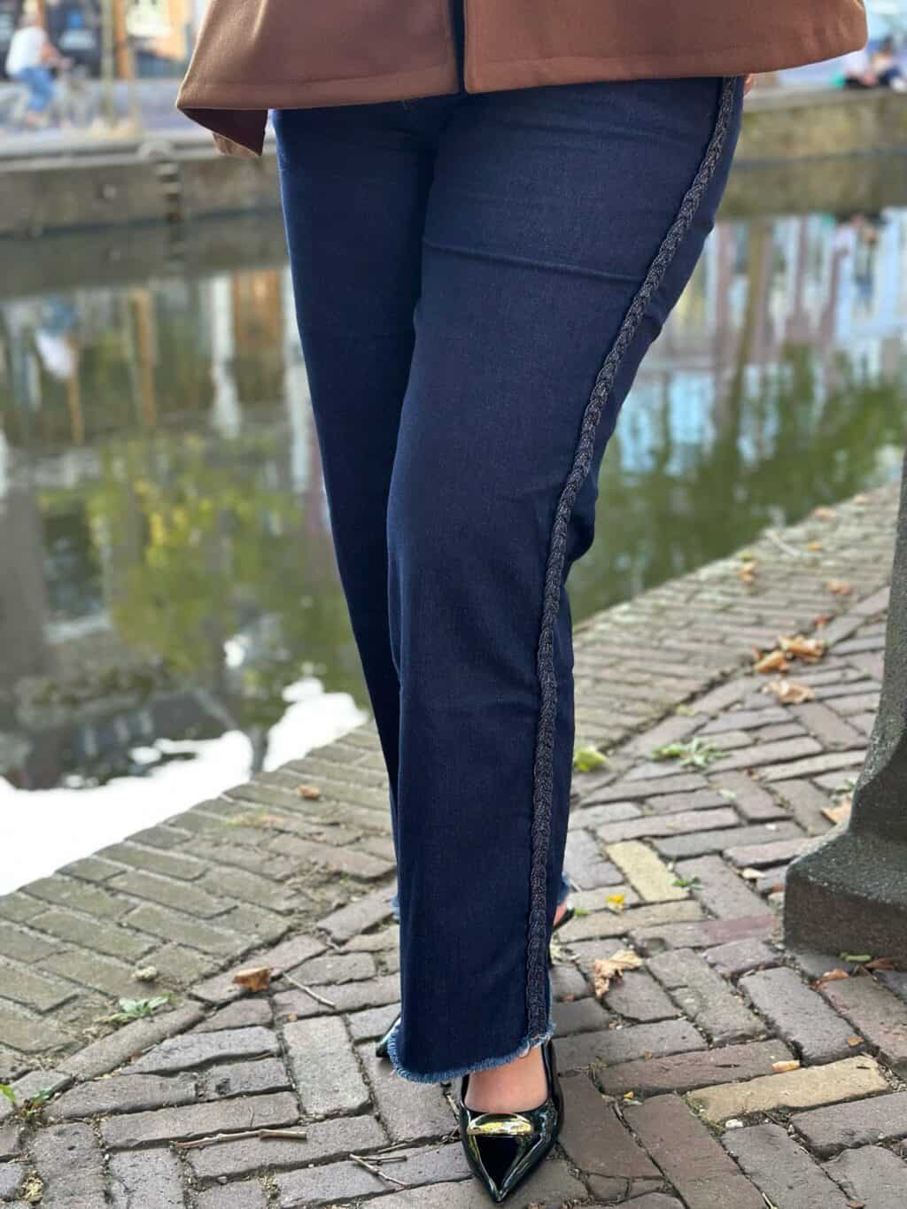 Jeans 6562 vlecht blauw v4
