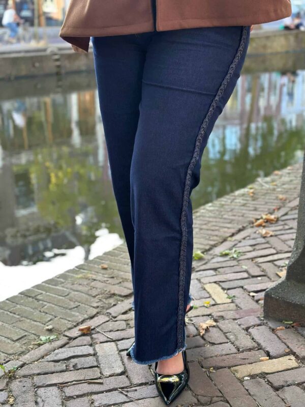 Jeans 6562 vlecht blauw v4