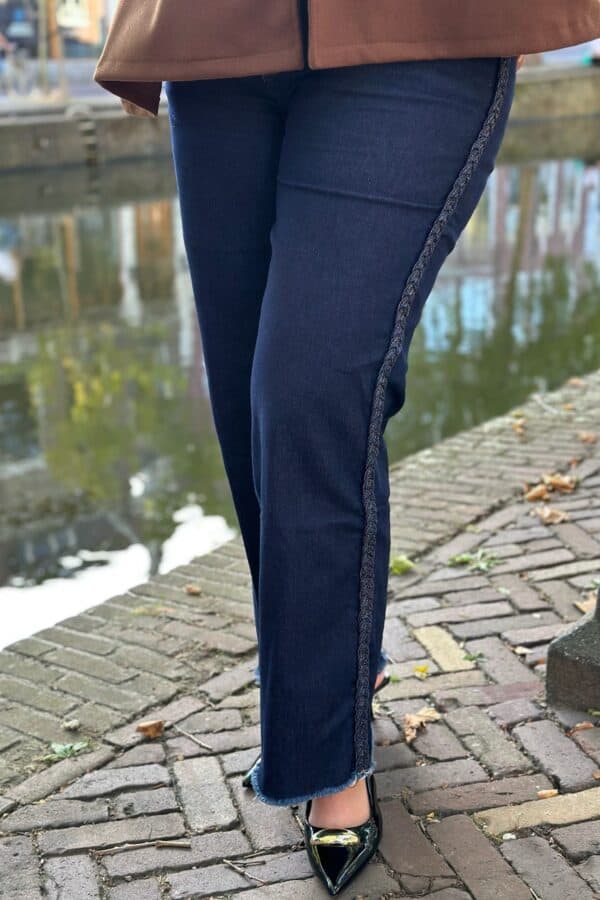 Sale - Jeans 6562 Vlecht Blauw
