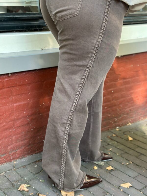 Jeans 6562 vlecht taupe v3