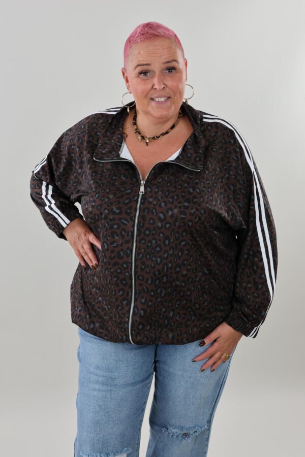 Gratis verzenden - 9095-3 Travelstof vest Panter