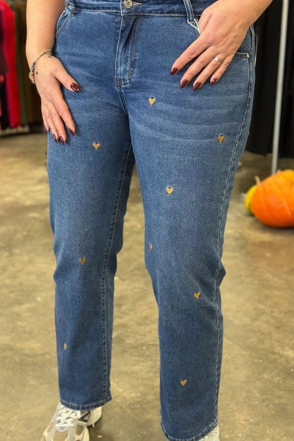 Sale - Jeans 7233 hartjes wide leg