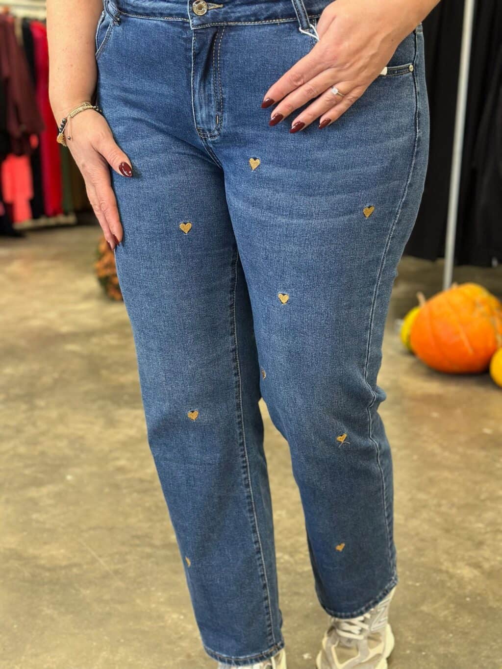 Sale - Jeans 7233 hartjes wide leg - Afbeelding 3