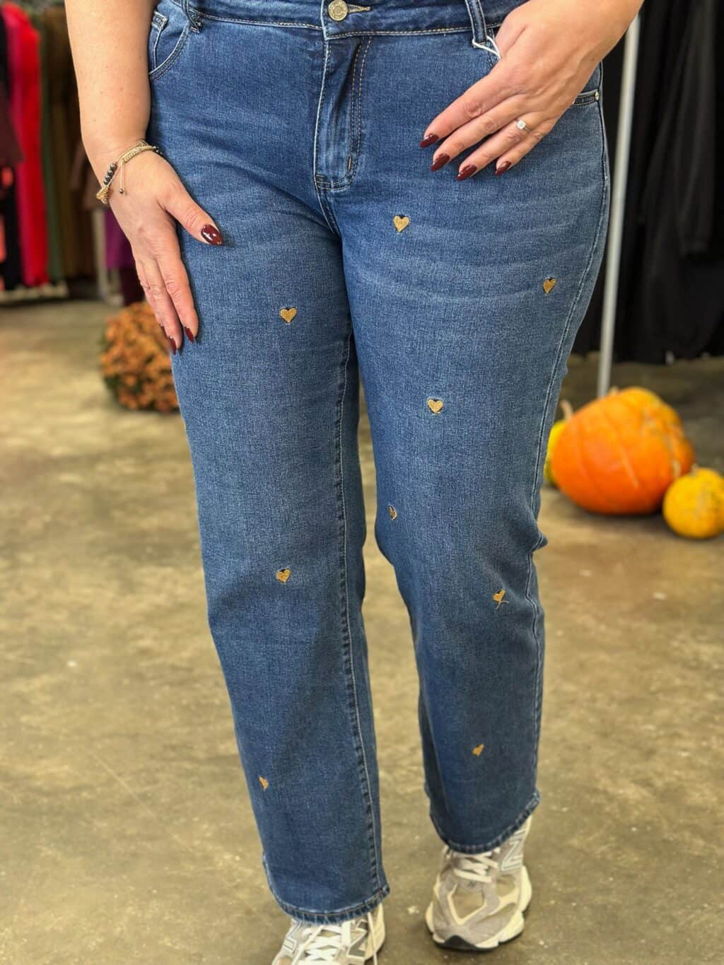 Sale - Jeans 7233 hartjes wide leg - Afbeelding 2