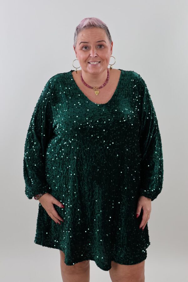 Sale - 9261 Pailletten jurk