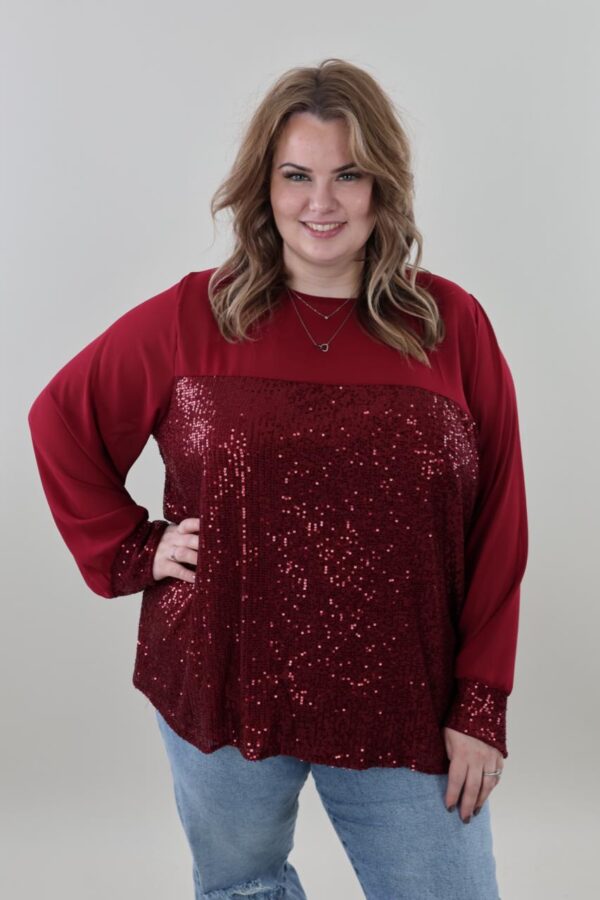 Sale - 9324 Pailletten top