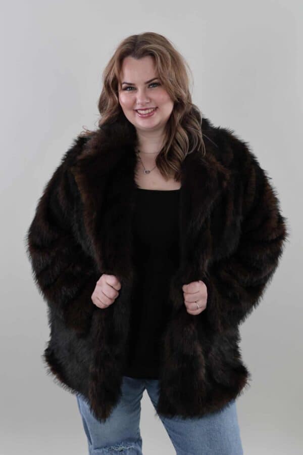 9345 Faux fur Jas