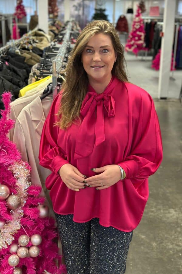 9375 Satijnlook blouse