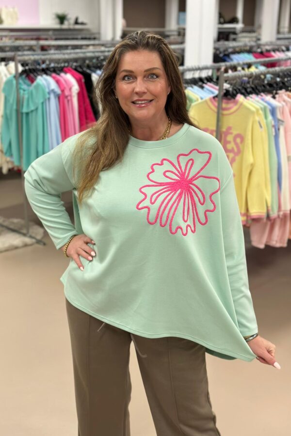 9567 Sweater Flower