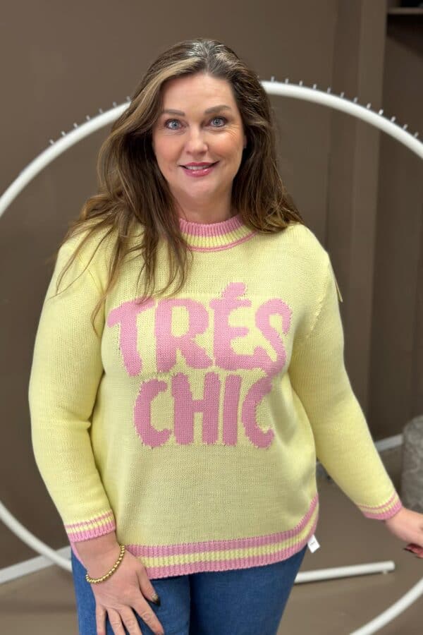 Gratis verzenden - 9488 Knitted sweater Tres chic