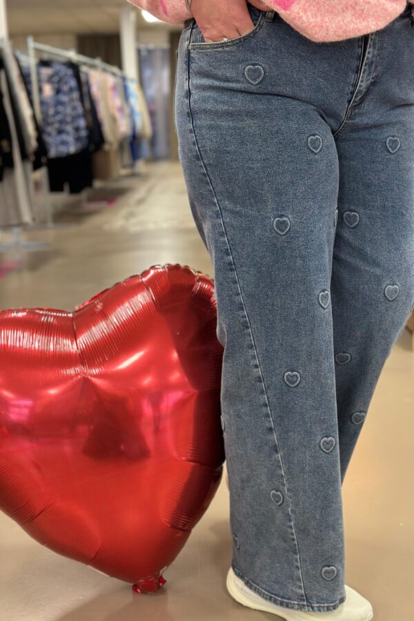 6066 Monday hartjes Jeans
