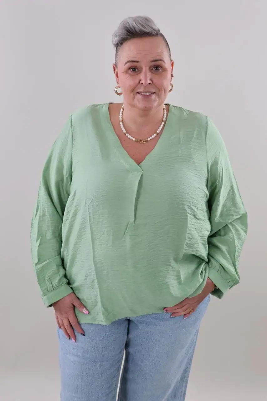 Sale - Vero Moda 14 vmc Curli V-neck Top - Afbeelding 3