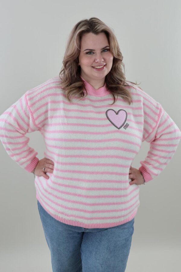 9627 Gebreide trui Sweetheart