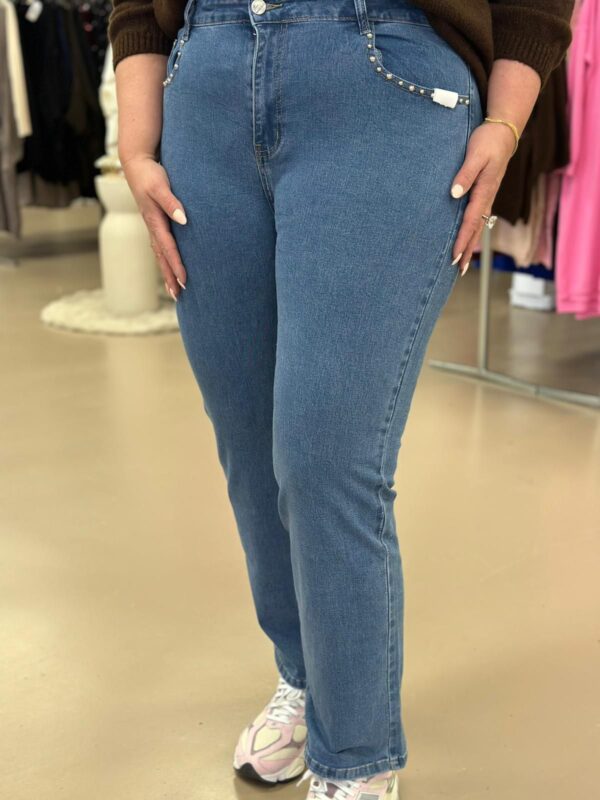 Jeans 6623 wide leg studs v1