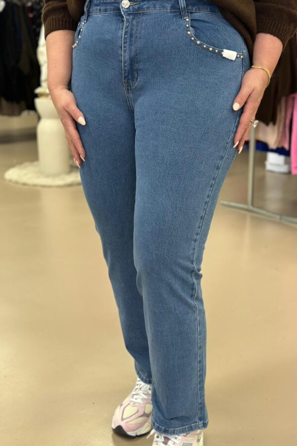 Jeans 6623 Wide leg studs