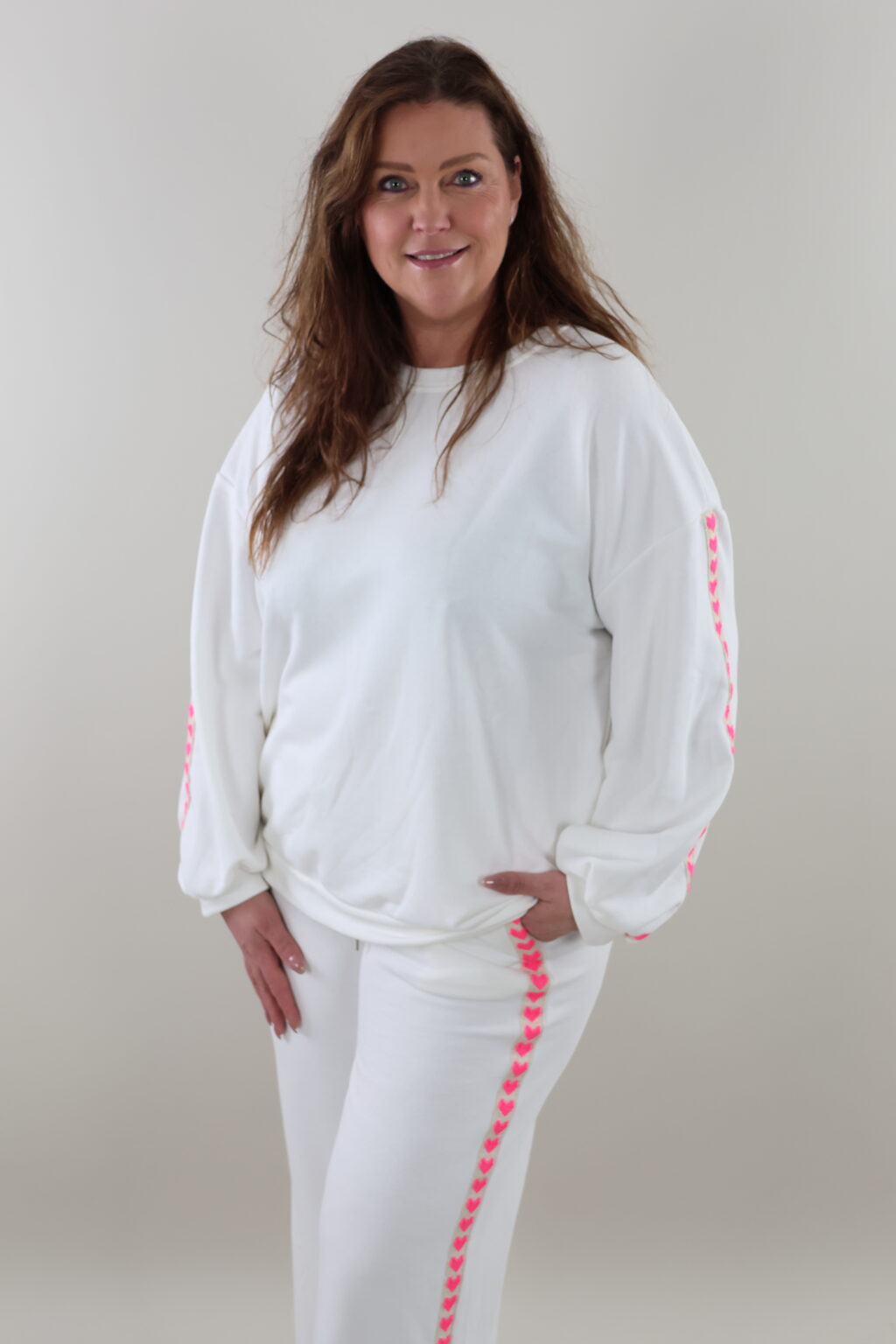 9719 Sweater Heart Stripe - Afbeelding 5