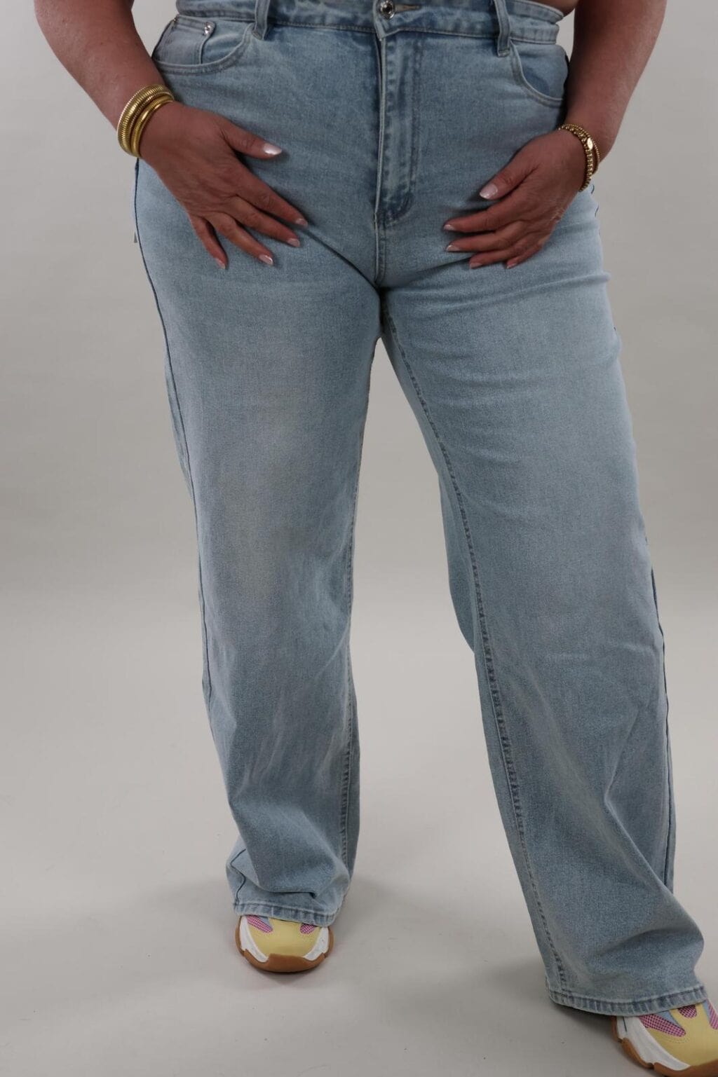 Monday jeans 25 wide leg voor