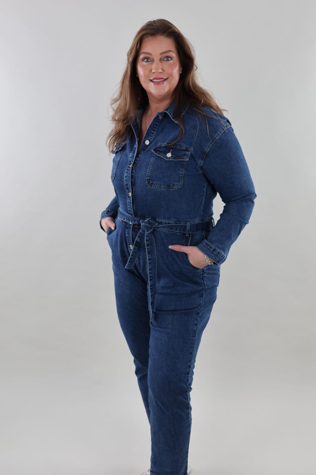 Gratis verzenden - Denim broekpak 2116 - Afbeelding 3