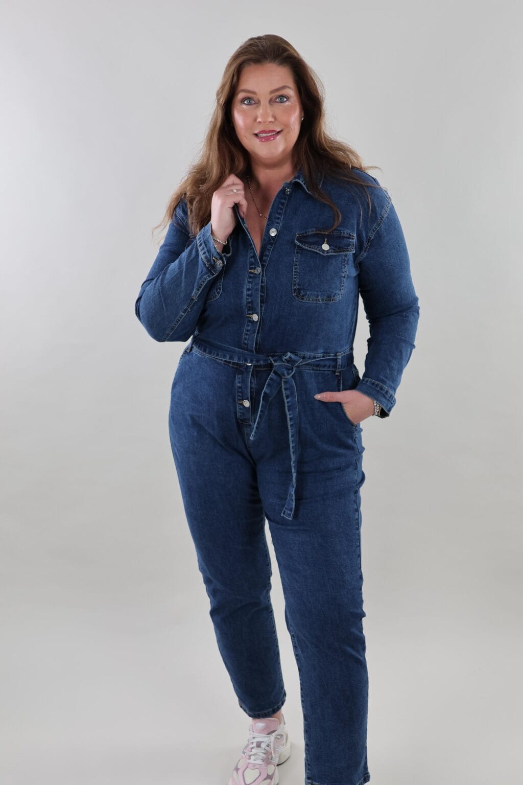 Gratis verzenden - Denim broekpak 2116 - Afbeelding 4