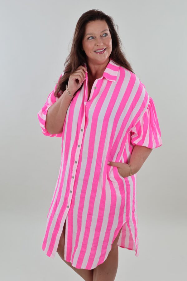 1008 Dress Cotton Stripes