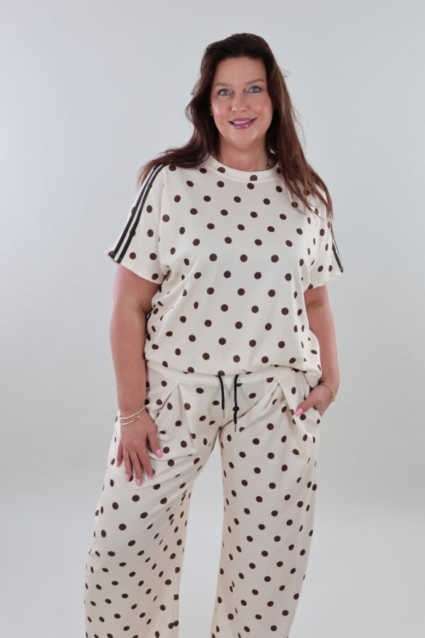 1021 Tweedelig set Polkadots