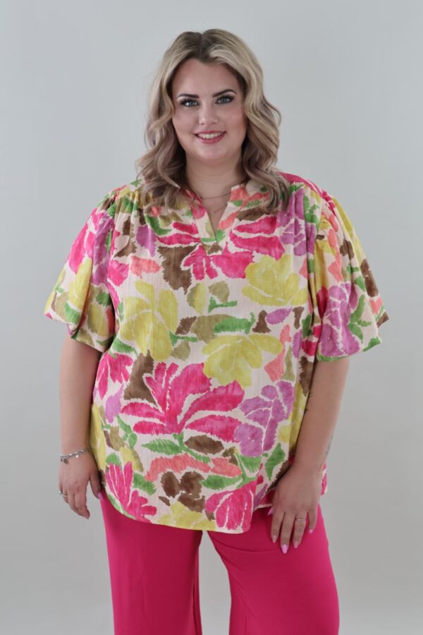 9905 Blouse Liza 3/4 mouw