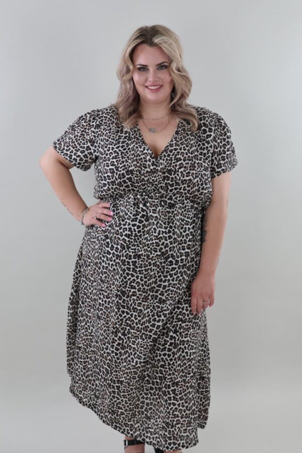 9909 Dress Maxi Panter