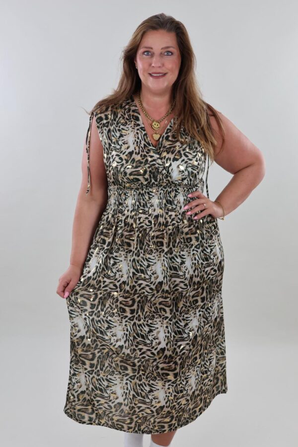 9956 Maxi dress Leopard