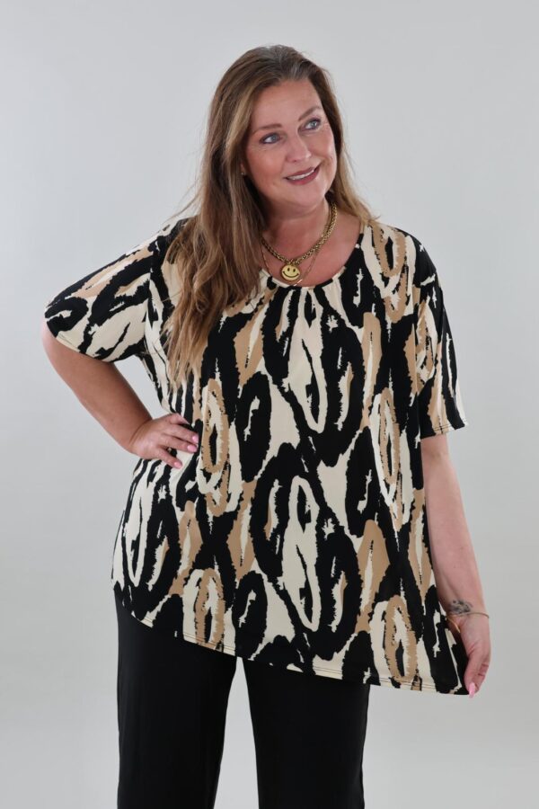 9962 Top Travel A lijn Print