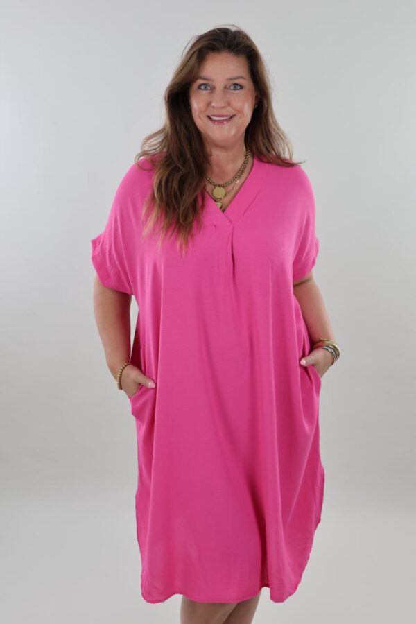 9971 Dress Basic V-Neck