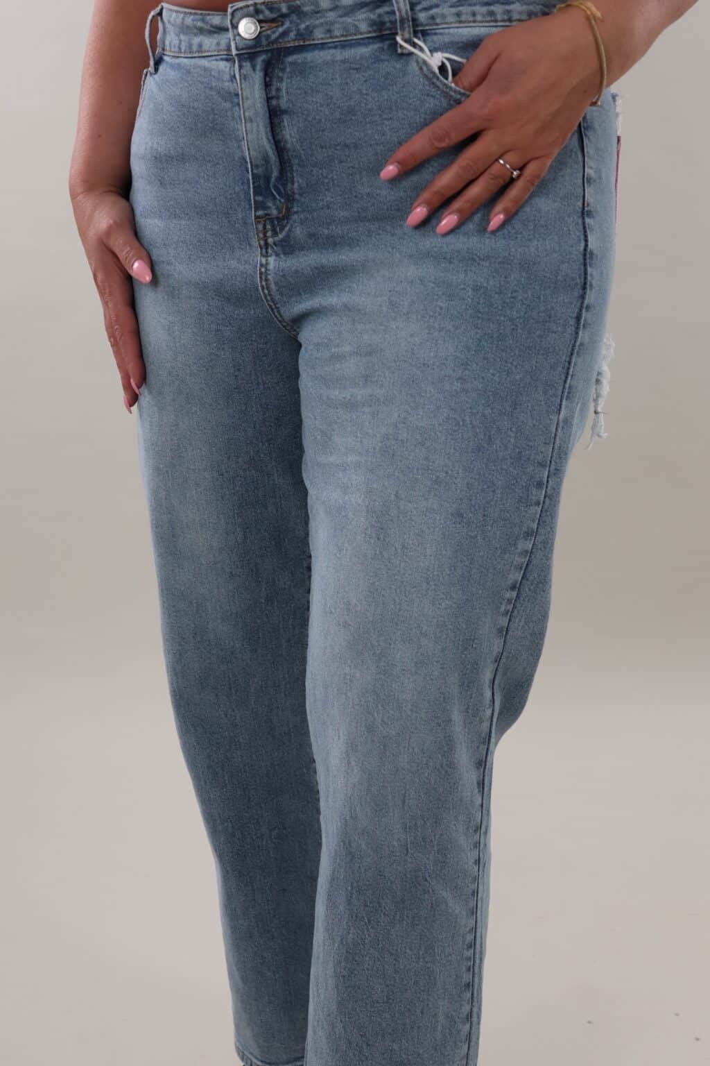 sale - Curved Angels Jeans 1970 wide leg - Afbeelding 4