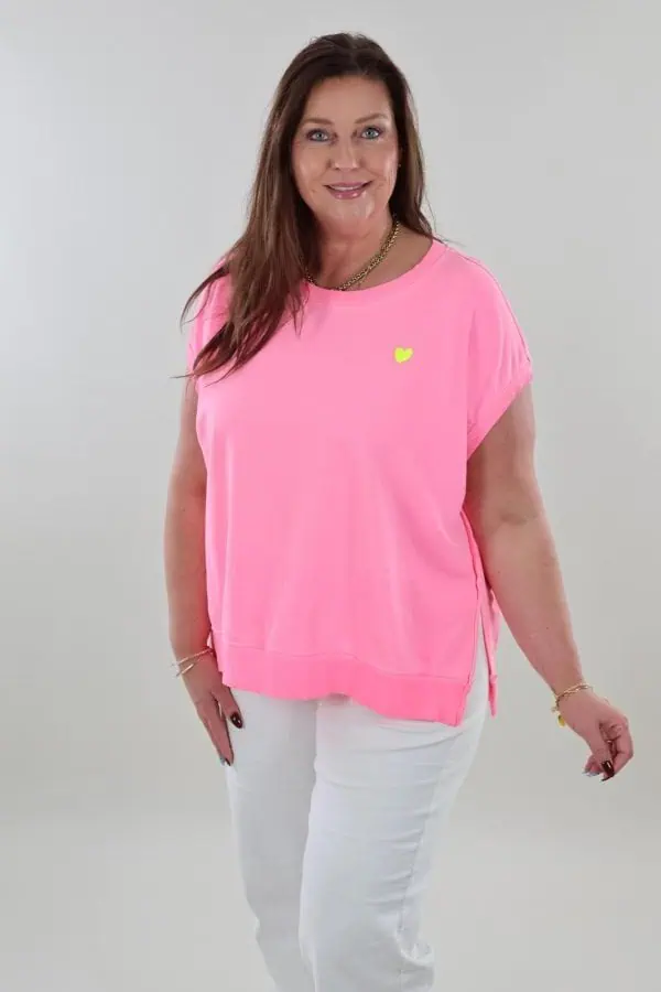 1136 Sweater top Heart