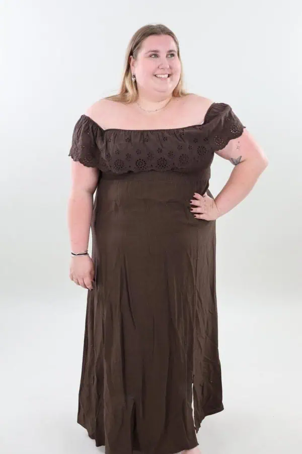 1146 Dress Midi Broderie
