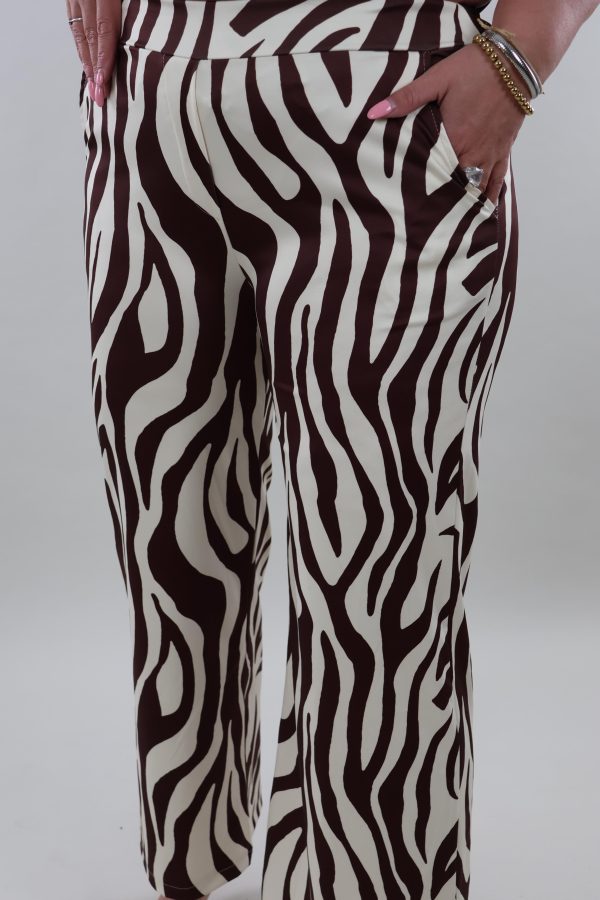 1048 Liv travel broek zebra