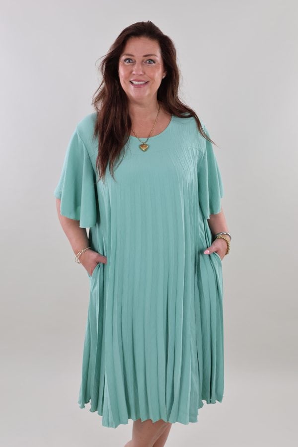 1077 Dress Plissé
