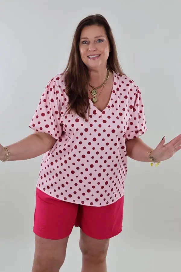 1131 Top Polka Dotty