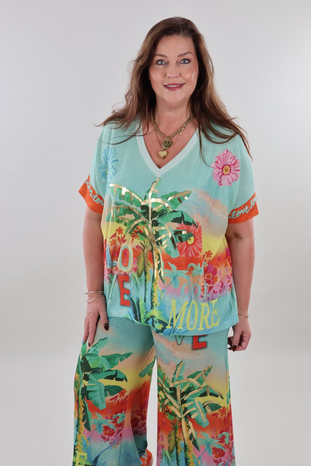 1209 Tweedelige set Palmtree - Afbeelding 3