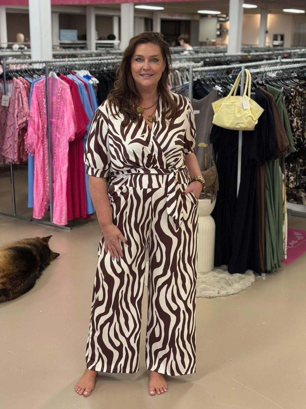 Sale - 1259 Eden Jumpsuit Zebra - Afbeelding 2