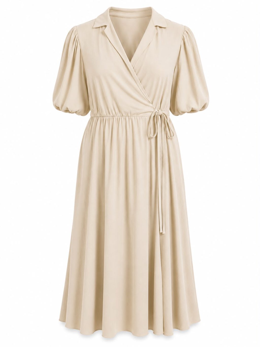 Sale - 1265 Dress Overslag Basic Maxi - Afbeelding 10
