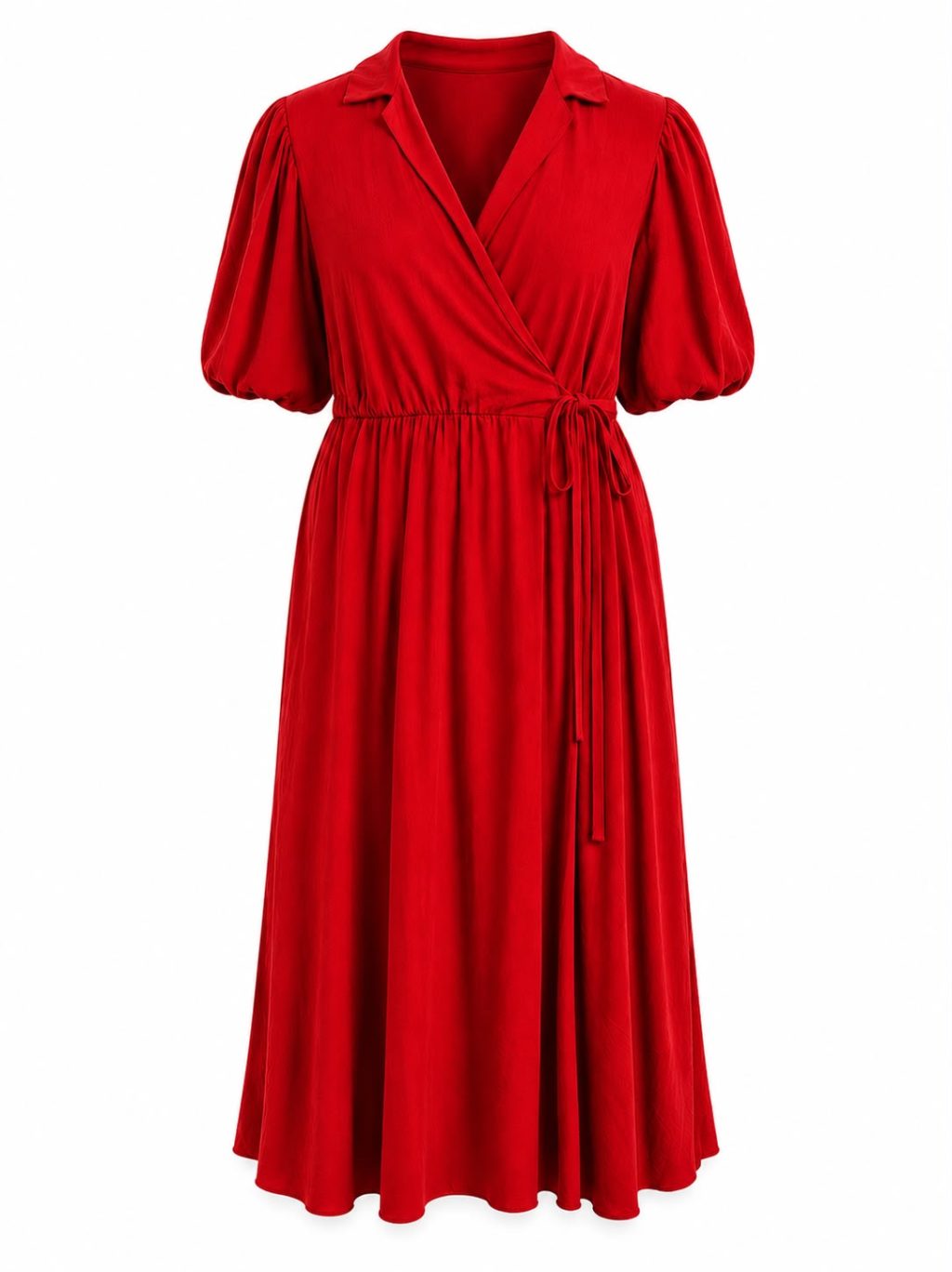 Sale - 1265 Dress Overslag Basic Maxi - Afbeelding 9