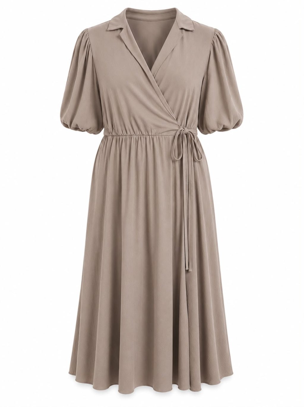 Sale - 1265 Dress Overslag Basic Maxi - Afbeelding 11