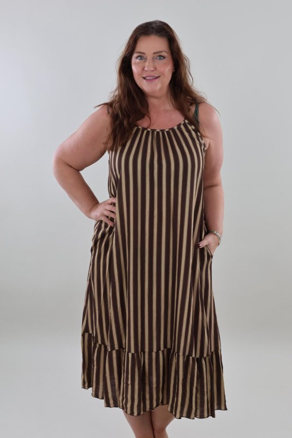 1317 Dress Stripes Maxi