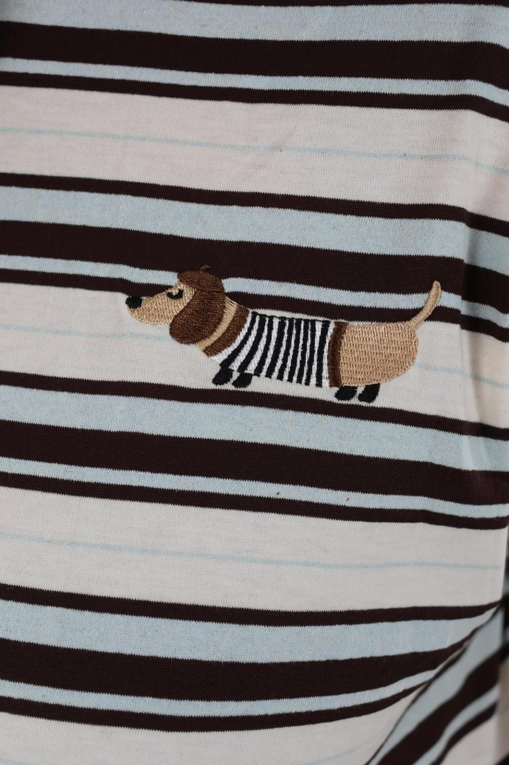 Sale - 1338 Shirt Stripe Teckel - Afbeelding 2