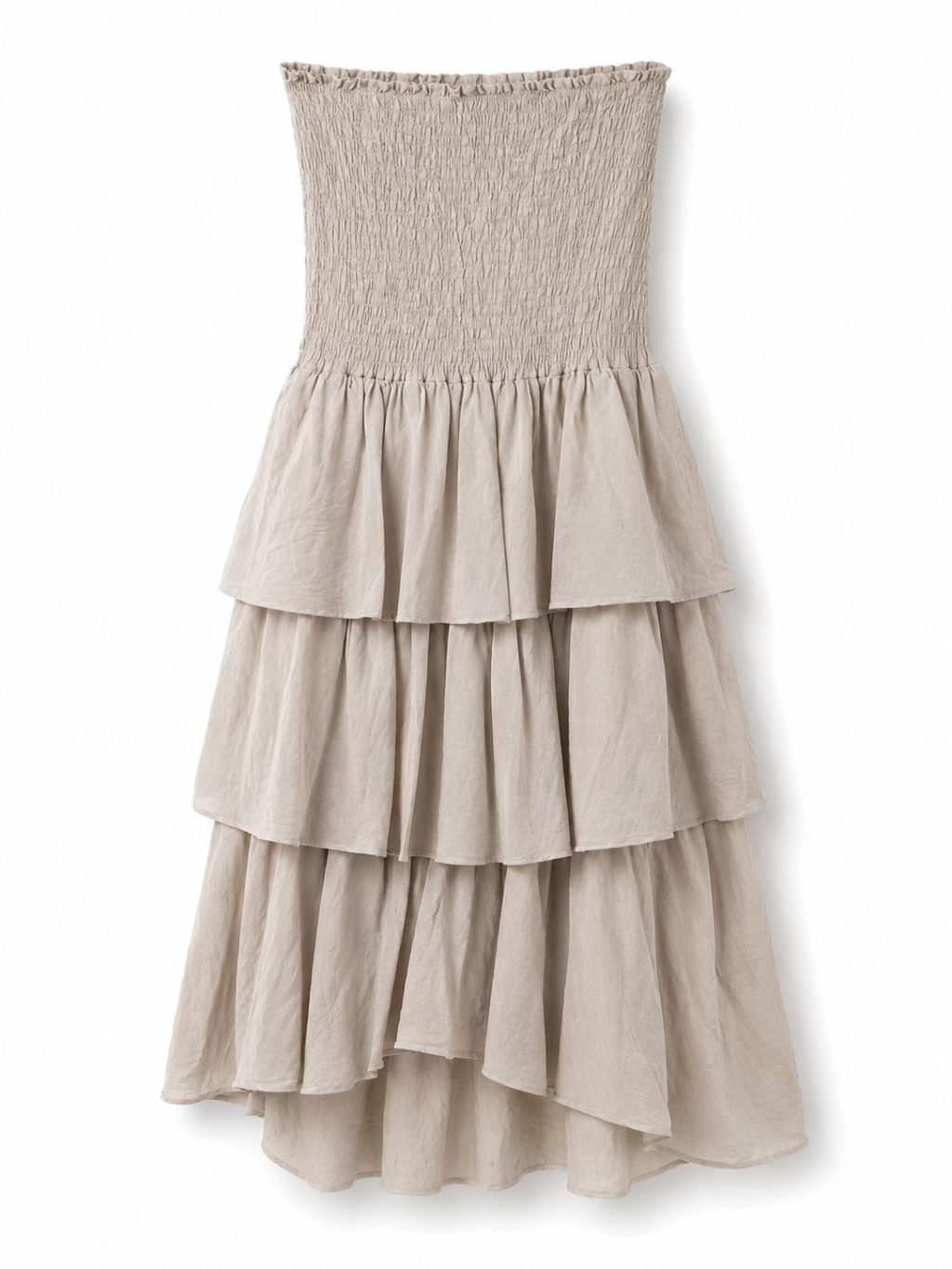 Sale - 1340 Dress Ruffle Strapless - Afbeelding 5