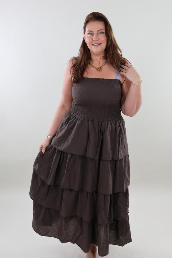 1340 Dress Ruffle Strapless