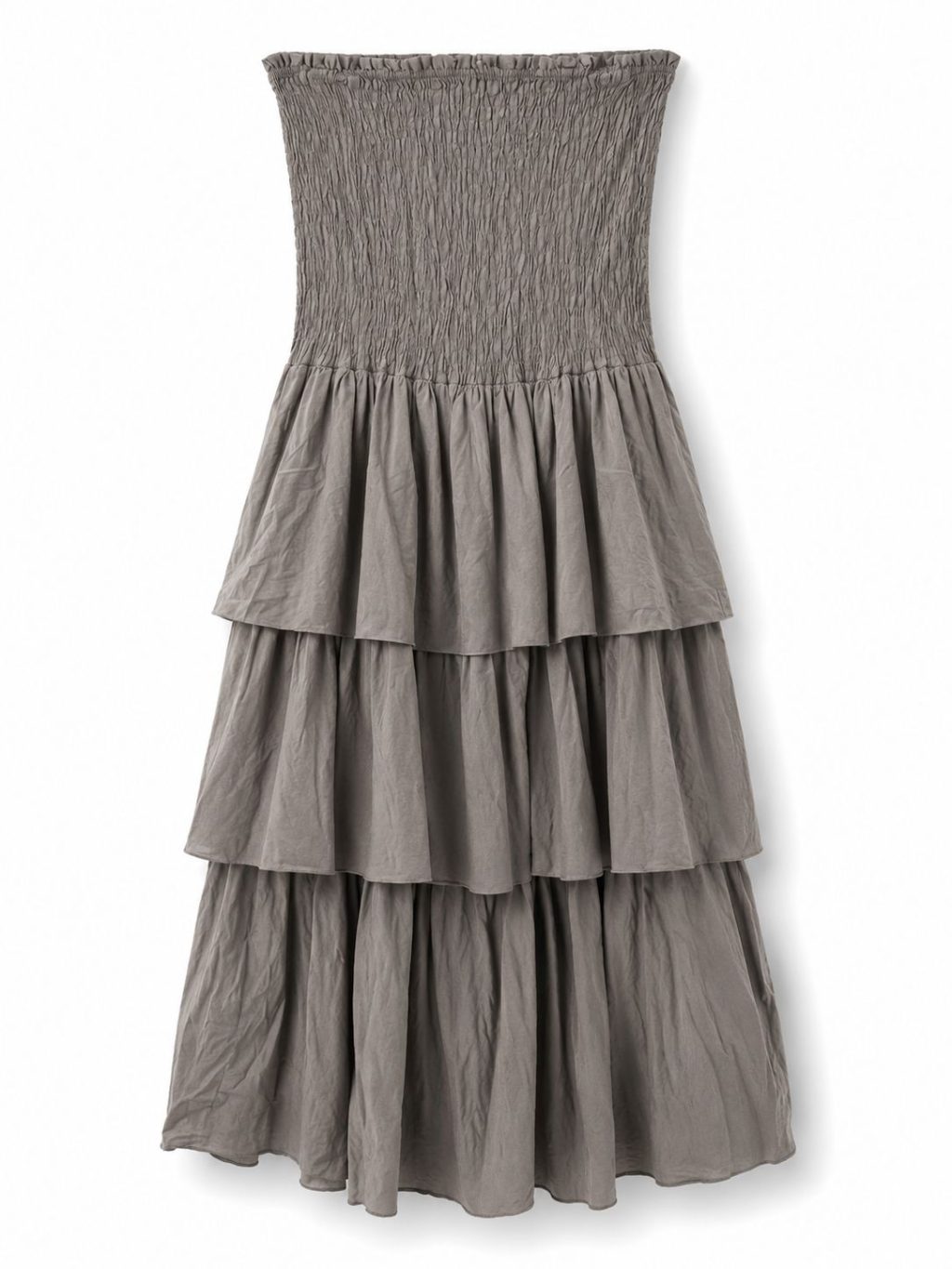 Sale - 1340 Dress Ruffle Strapless - Afbeelding 4