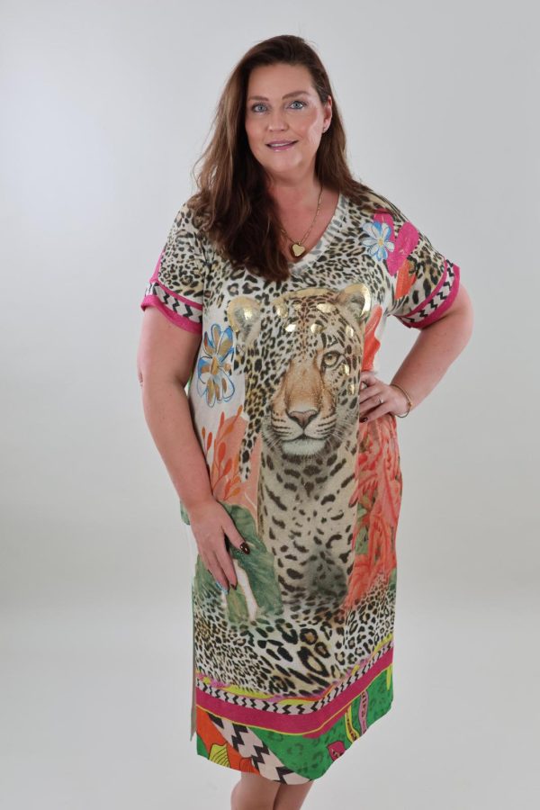1353 Dress Tropical Panter