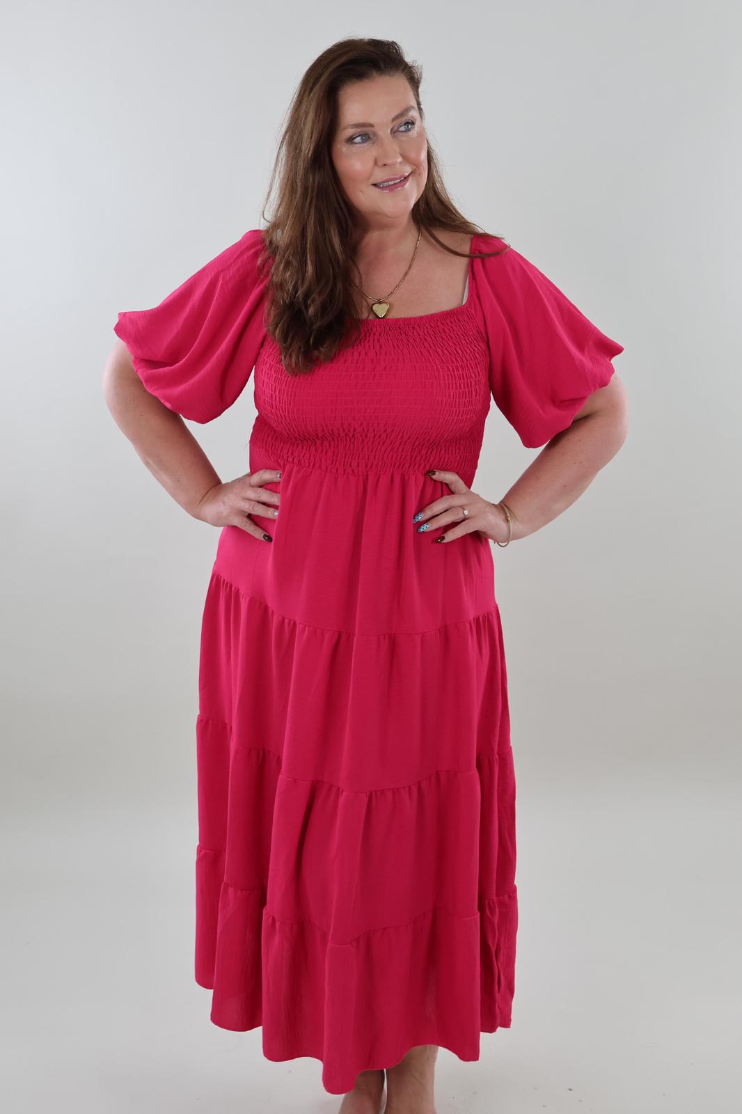 Gratis verzenden - 1361 Dress Smocked Maxi