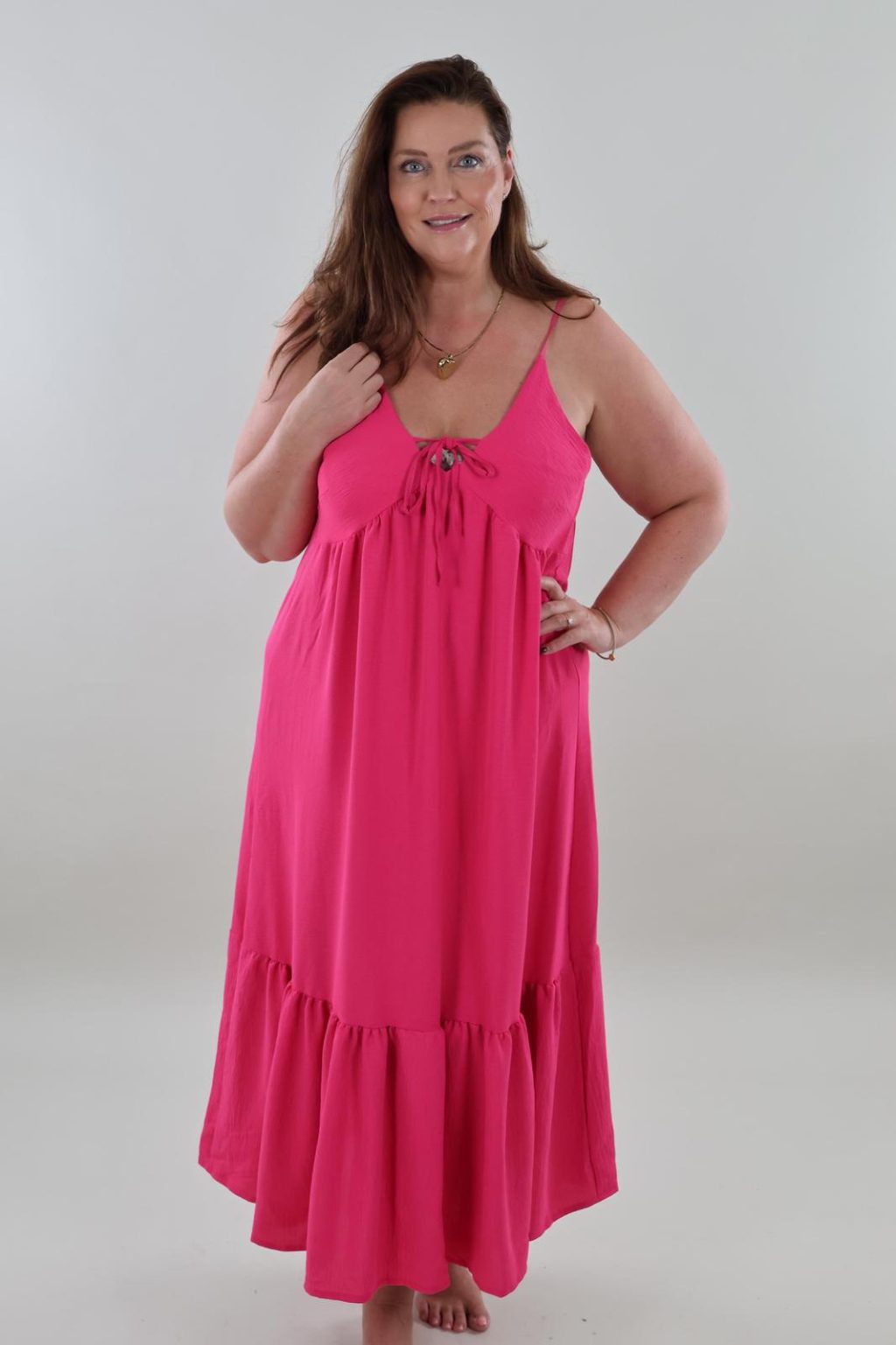 Sale - 1372 Dress Sleeveless Maxi - Afbeelding 3